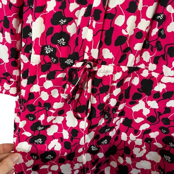 DIANE VON FURSTENBERG Freya Silk Poppy Floral Dress - Picture 6 of 12